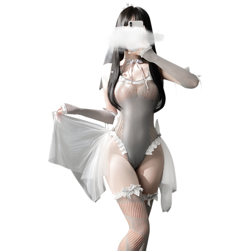 かわいい花嫁 ランジェリー セクシー 過激 透明感 コスプレ衣装