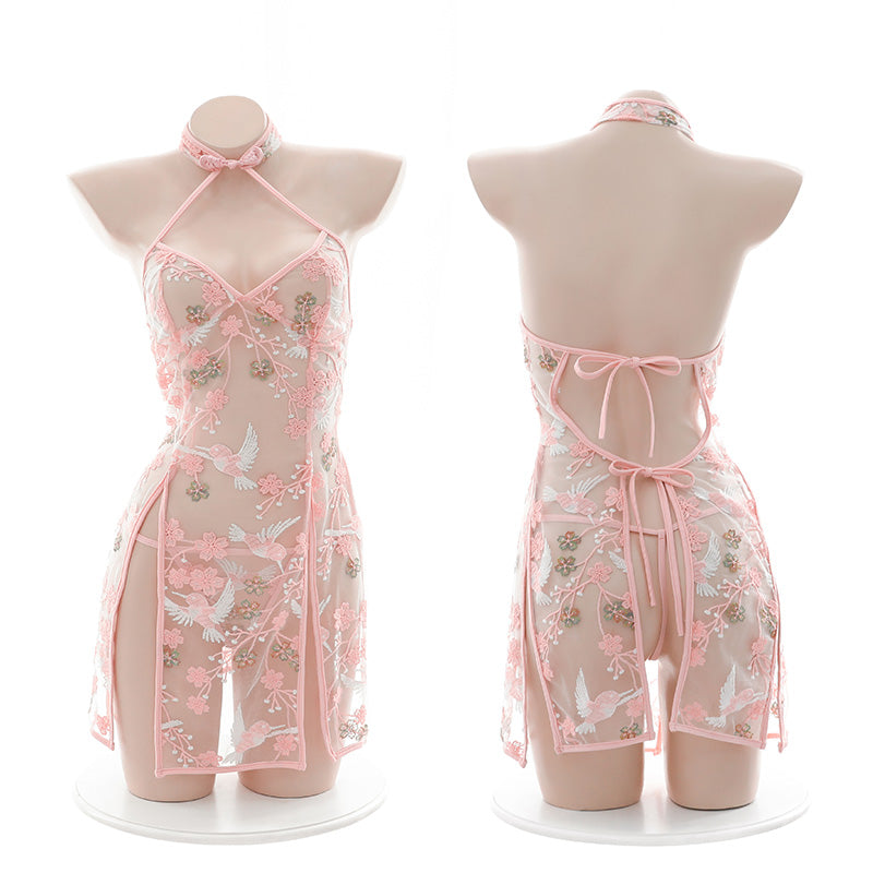 中華風 ランジェリー チャイナドレス 激可愛い セクシー ピンク
