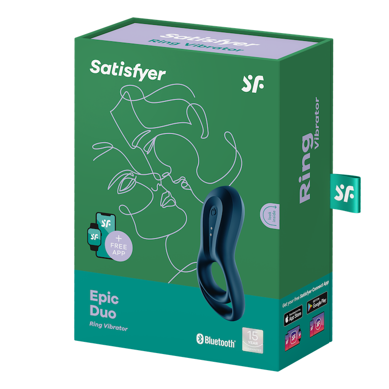 Satisfyer Epic Duo ダブル電動リングシリーズ 男女兼用 締め付け感