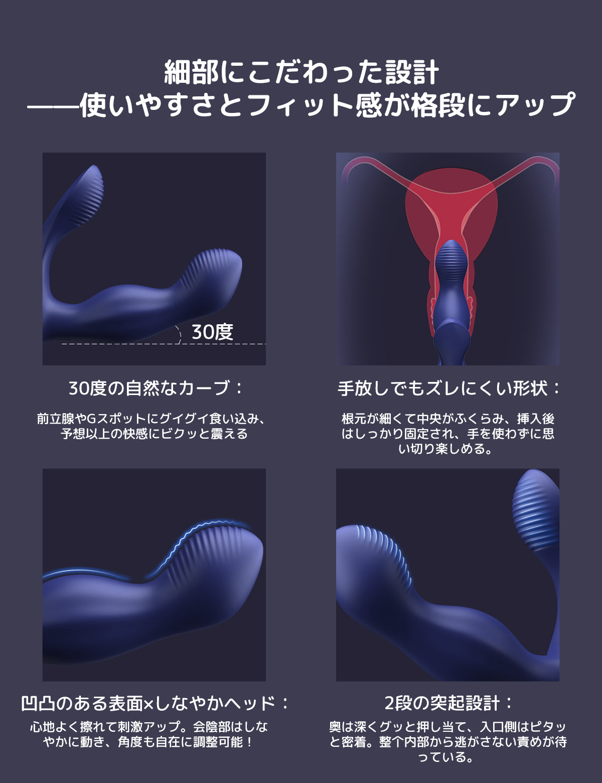 ToyCod Alan アナルバイブ 360°回転 激震 遠隔操作 前立腺責め 男女兼用 アダルトグッズ
