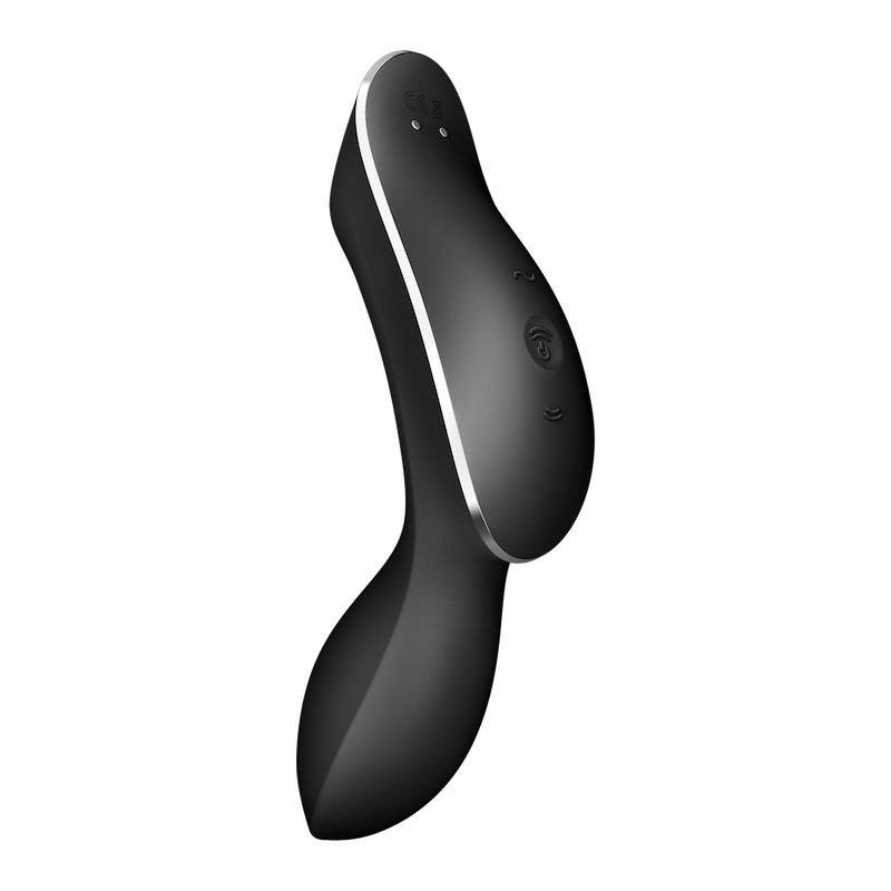 【限定カラー】Satisfyer Curvy Trinity 2 Black 吸引×振動×インサート 吸引バイブ 3-in-1