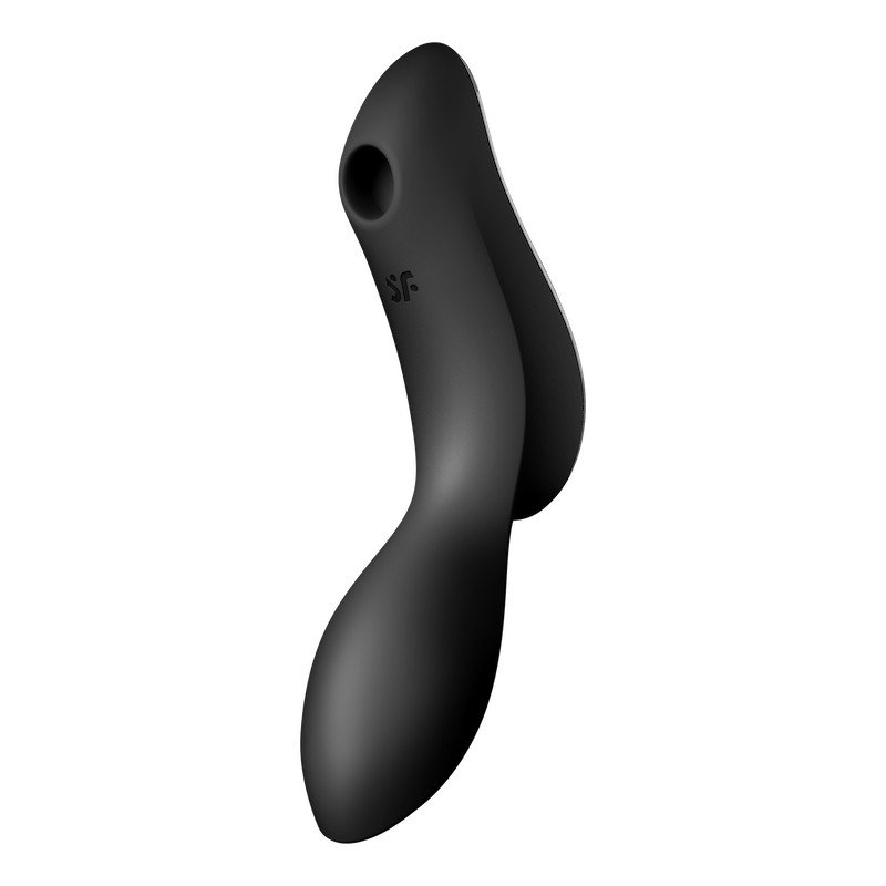 【限定カラー】Satisfyer Curvy Trinity 2 Black 吸引×振動×インサート 吸引バイブ 3-in-1