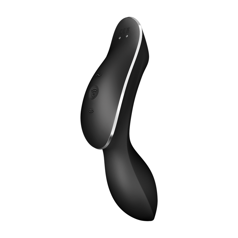 【限定カラー】Satisfyer Curvy Trinity 2 Black 吸引×振動×インサート 吸引バイブ 3-in-1