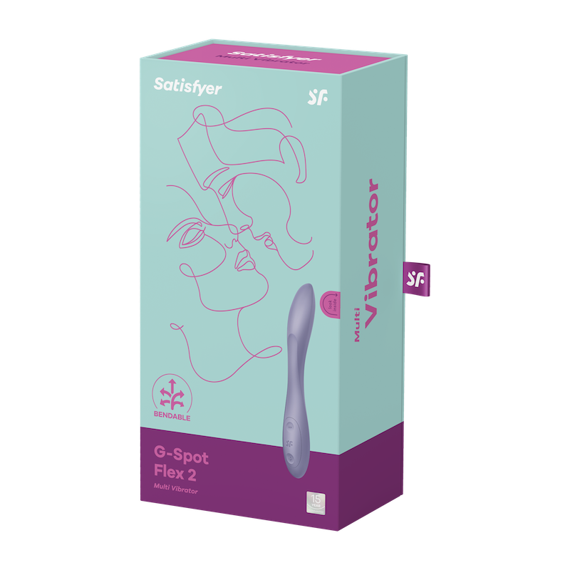 Satisfyer G-Spot Flex2 Violet Gスポットバイブ 自由責め 大人のおもちゃ