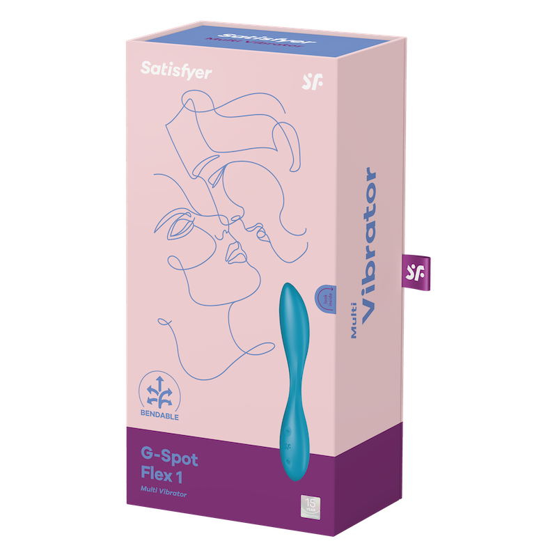 Satisfyer G-Spot Flex1 Blue Gスポットバイブ 自由責め アダルトグッズ