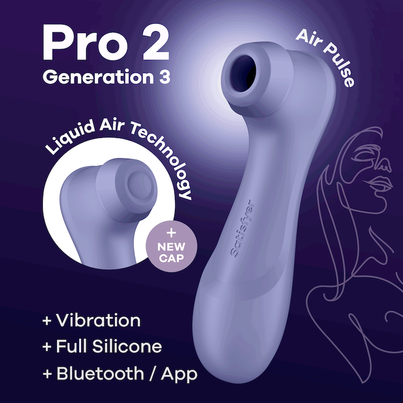 Satisfyer Pro2 G3 やわらかい紫 吸引バイブ クリ責め 遠隔操作 大人のおもちゃ