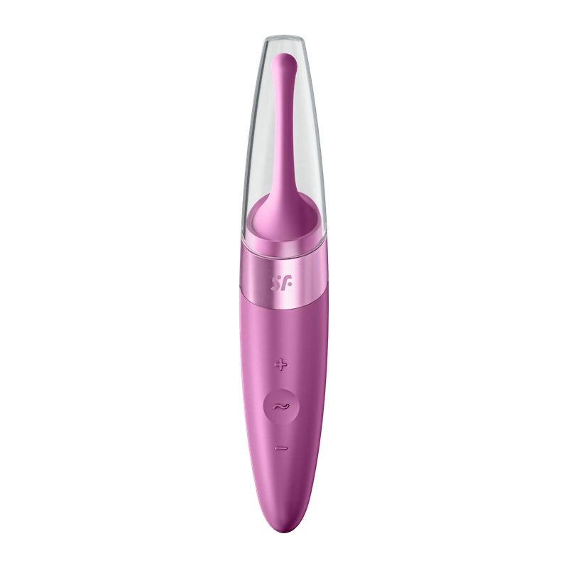 【限定カラー】Satisfyer Twirling Delight Berry/トワリングデライト ベリー 極細ヘッドローター 大人のおもちゃ