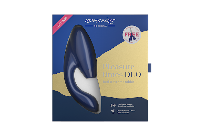 Womanizer Duo Blueberry/ ウーマナイザー デュオ ブルーベリー 吸引バイブ