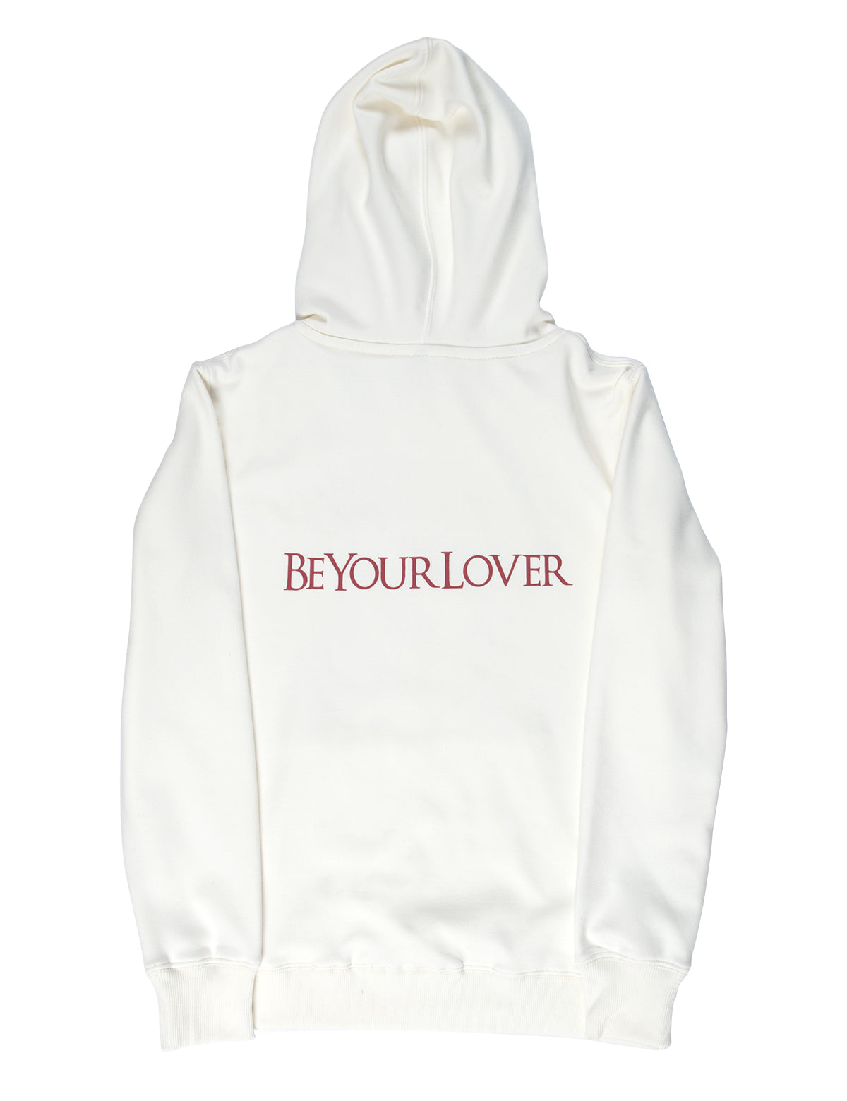 beyourloverグッズパーカー 男女兼用 白色長袖 秋 冬 フード付き トップス おしゃれ