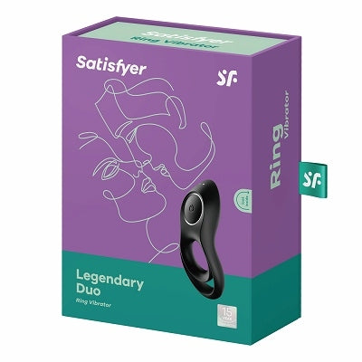 Satisfyer Legendary Duo Black レジェンダリーデュオ ブラック 電動ペニスリング 大人のおもちゃ