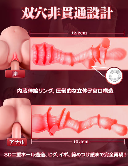 MOMONII 自信作 妻の形 本物級お尻トルソー 双穴非貫通 オナホール | 大人のおもちゃ