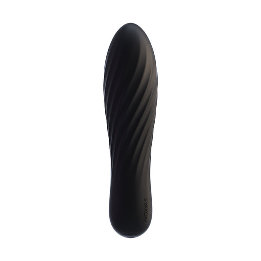 SVAKOM TULIP Black/ チューリップ ブラック ミニバイブレーター 手のひらサイズ   パワフル振動