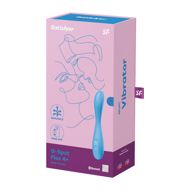 Satisfyer G-Spot Flex4+ Blue Gスポットフレックス4+ ブルー Gスポットバイブ 大人のおもちゃ