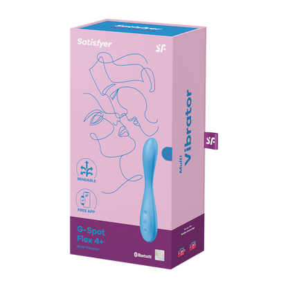 Satisfyer G-Spot Flex4+ Blue Gスポットフレックス4+ ブルー Gスポットバイブ 大人のおもちゃ