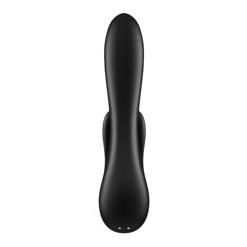 Satisfyer Double Flex ダブルフレックス 中イキバイブ 2点責め ブラック アダルトグッズ