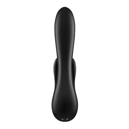 Satisfyer Double Flex ダブルフレックス 中イキバイブ 2点責め ブラック アダルトグッズ