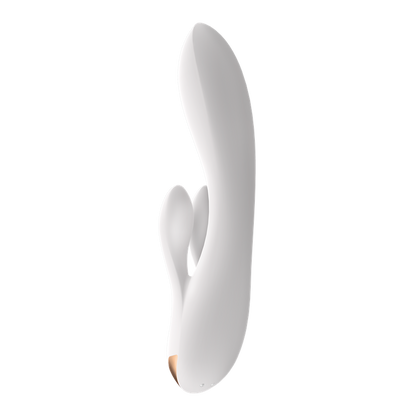Satisfyer Double Flex ダブルフレックス潮吹きバイブ 2点責め  ホワイト 大人のおもちゃ