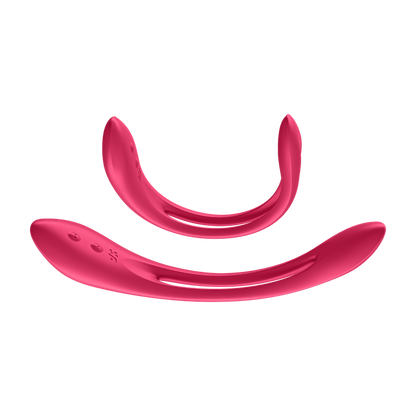 Satisfyer Elastic Joy Red 女性向電動グッズ 折り曲げ可能 快感カスタマイズ