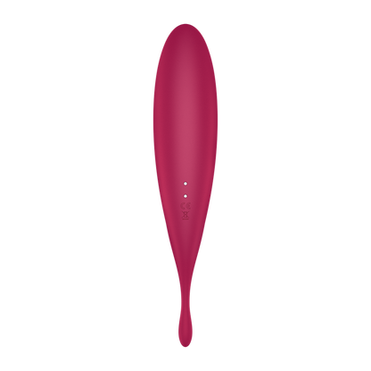 Satisfyer Twirling Pro+ Dark Redレッド 2in1 吸引バイブ 極細ローター アダルトグッズ