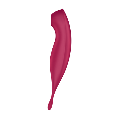 Satisfyer Twirling Pro+ Dark Redレッド 2in1 吸引バイブ 極細ローター アダルトグッズ