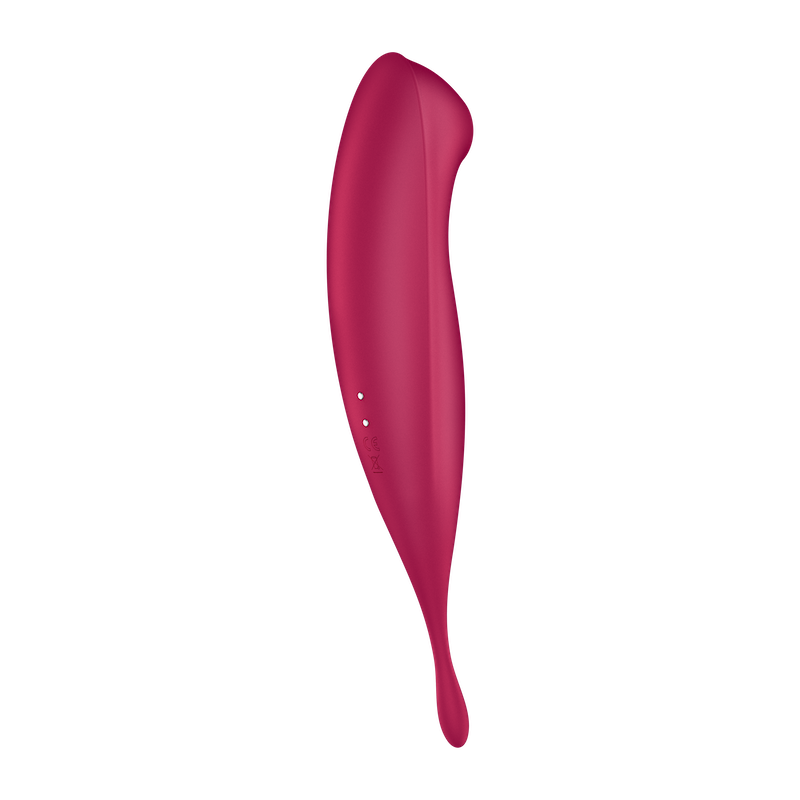 Satisfyer Twirling Pro+ Dark Redレッド 2in1 吸引バイブ 極細ローター アダルトグッズ