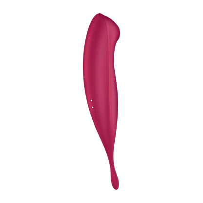 Satisfyer Twirling Pro+ Dark Redレッド 2in1 吸引バイブ 極細ローター アダルトグッズ