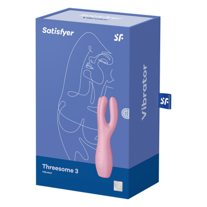 Satisfyer Threesome3 ピンク ローター クリ・乳首責め パワフル振動 アダルトグッズ