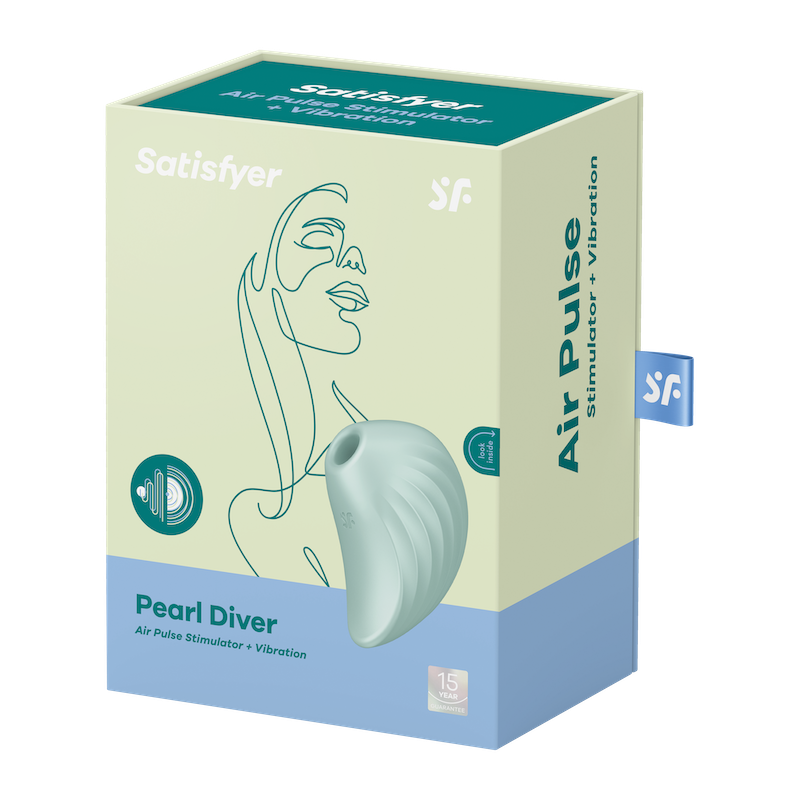 Satisfyer Pearl Diver Mint/サティスファイヤー パールダイバー ミント  吸引ローター　クリ責め アダルトグッズ | 大人のおもちゃ