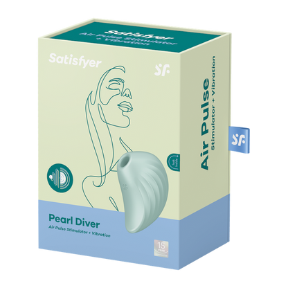 Satisfyer Pearl Diver Mint/サティスファイヤー パールダイバー ミント  吸引ローター　クリ責め アダルトグッズ | 大人のおもちゃ