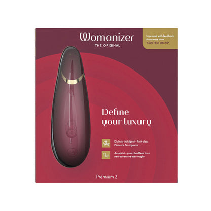 Womanizer Premium2 Bordeaux/ ウーマナイザー プレミアム2 ボルドー  吸引ローター クリ責め 大人のおもちゃ