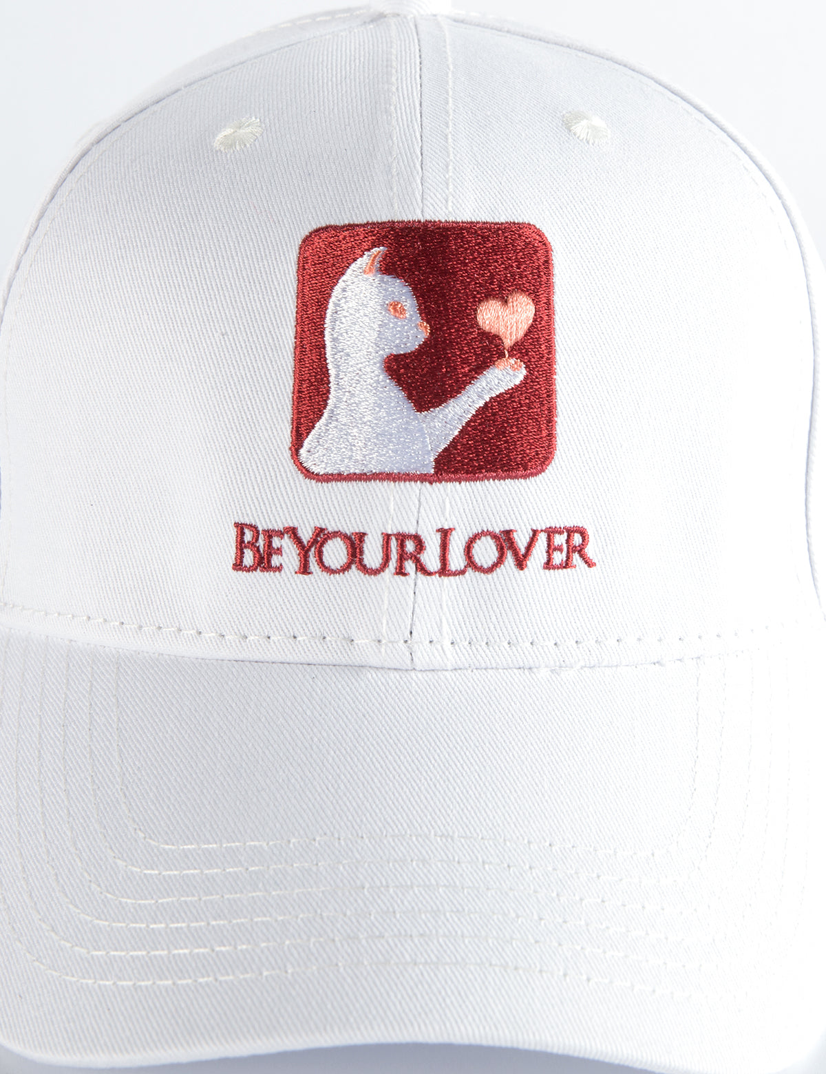 beyourloverグッズ 白色スポーツ帽子 男女兼用 キャップ ス 紫外線対策  サイズ調整